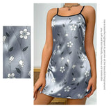 Women Mini Dress Pajama Set