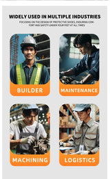 Women Safety Shoes Breathable Fashion Sneakers