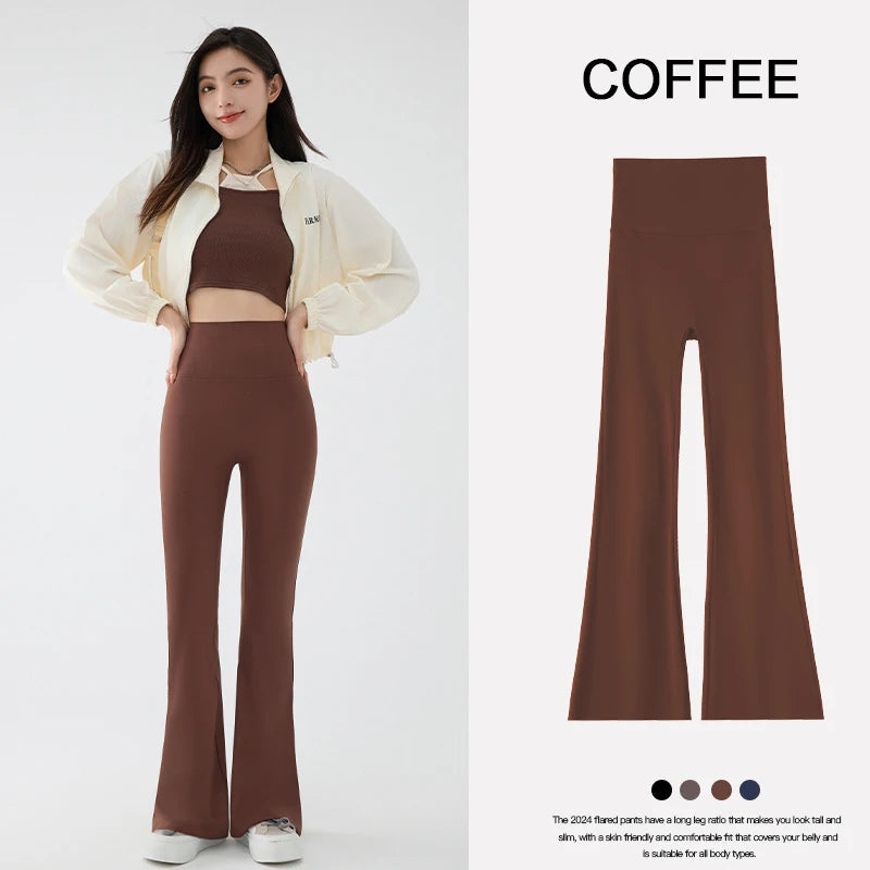 Women Flared Shark Leggings