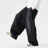 Men's Plus Size Retro Wide Leg Jeans