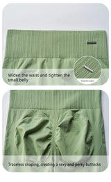 Women High Waist Leggings & Top Set