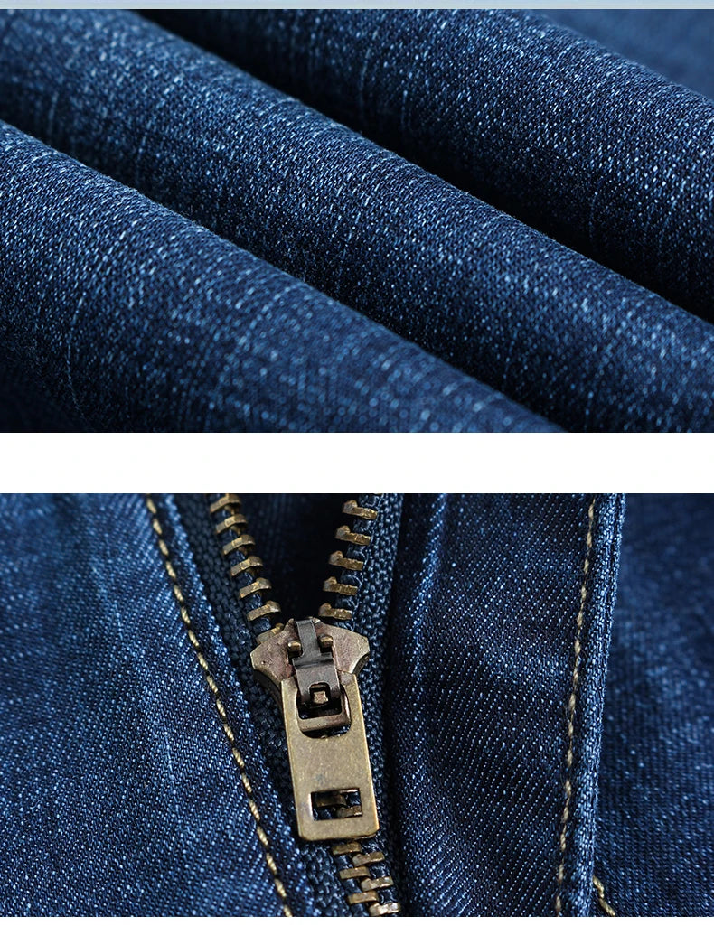 Men's Plus Size Straight Business Jeans