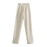 Women Office Straight Pants