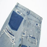 FadeFlex™ – Gradient Ripped Casual Jeans (Loose, Grunge & Eye-Catching)