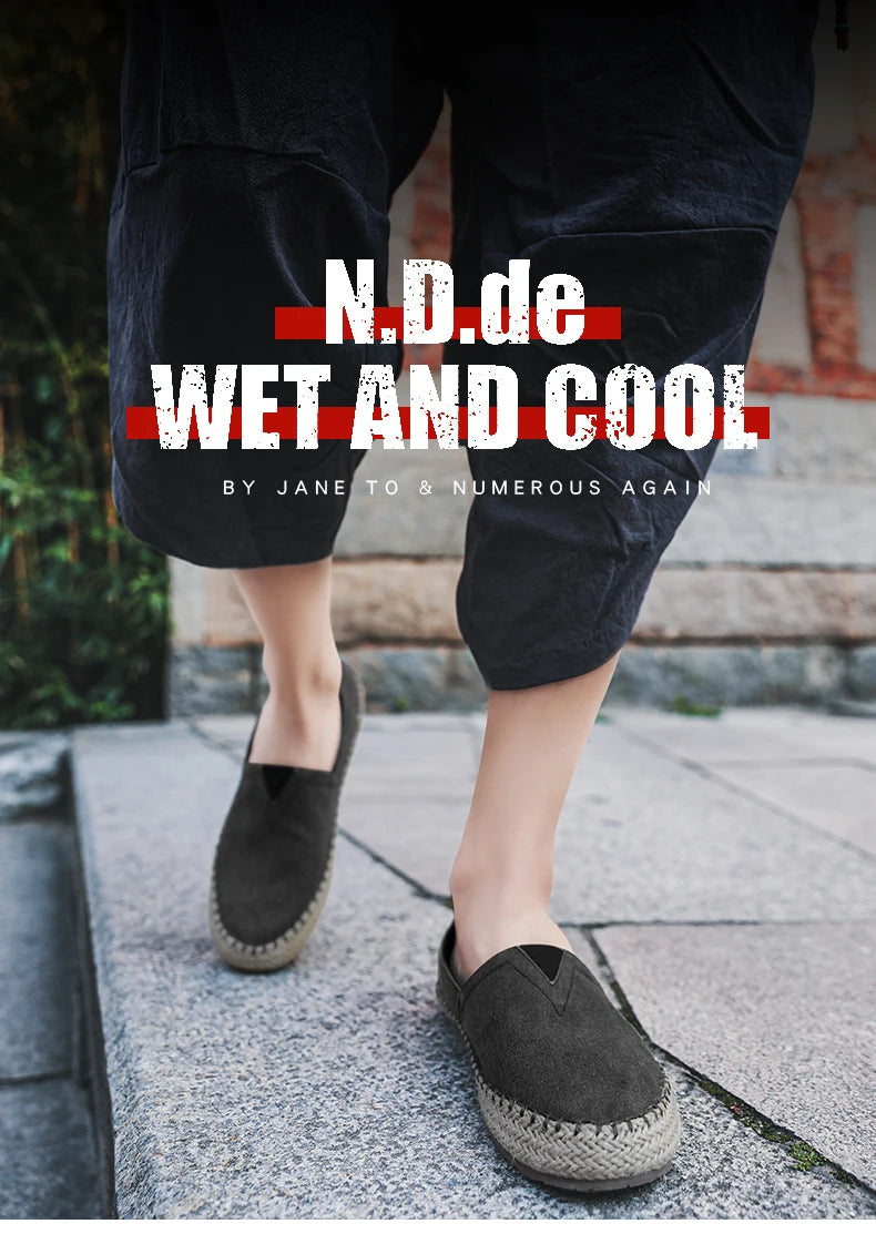 LinenStep™ Men’s Casual Linen Sneakers