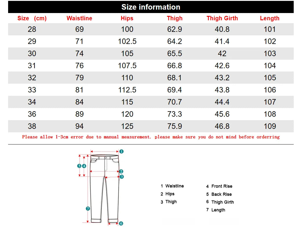 Men Korean Loose Jeans