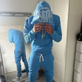 Men Cotton Hoodies Jogger Set