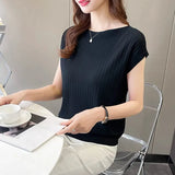 Women Summer Knit Blouse 2025