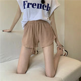 Women Loose Wide Leg Sports Shorts