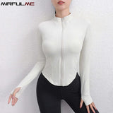 Women Textured Long Sleeve Running Jacket