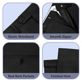 Men Slim Fit 3-Piece Formal Suit