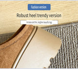 Women’s Retro Platform Half-Slipper Loafers