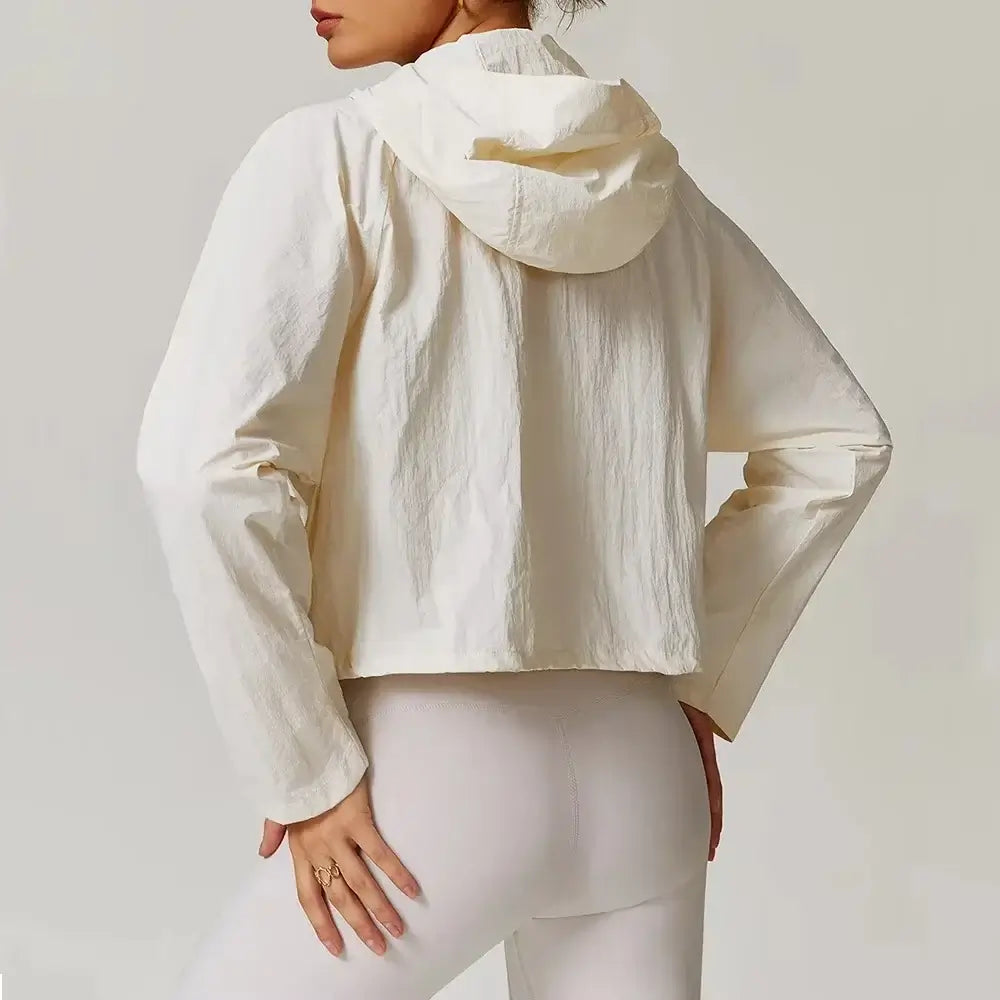 Women Windproof Quick Dry Yoga Jacket