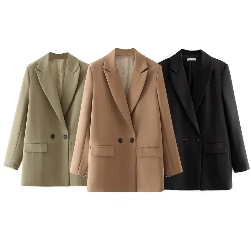 Tonaluxe™ – Women's Office Blazer (Multi-Color, Structured Elegance, 2024 Collection)