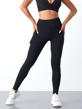 High-Waist Mesh Patchwork Women's Yoga Leggings – Hip Lifting Workout Pants