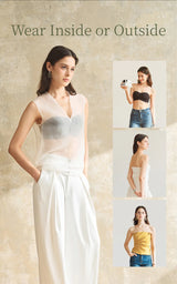 Women Invisible Strapless Bra