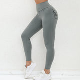 High Waist Push-Up Women's Yoga Pants – Sexy Pocket Workout Leggings