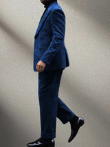 Men Corduroy 2-Piece Winter Suit