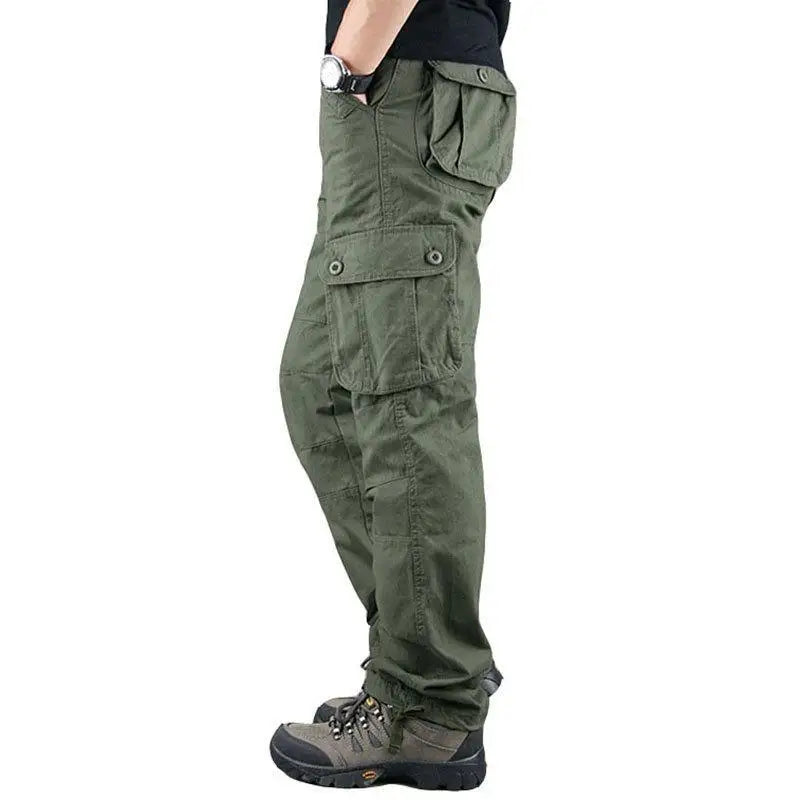 Men Straight Leg Cargo Pants
