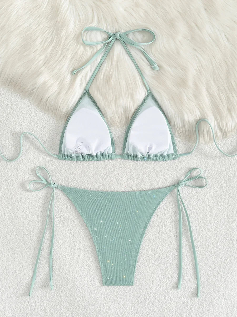 Sparkling Halter Bikini