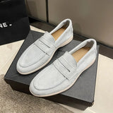 Women Loafers – Retro British Style Slip-On Flats 2025