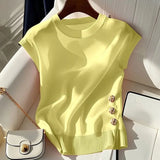 Women's Sleeveless Summer Knit Pullover