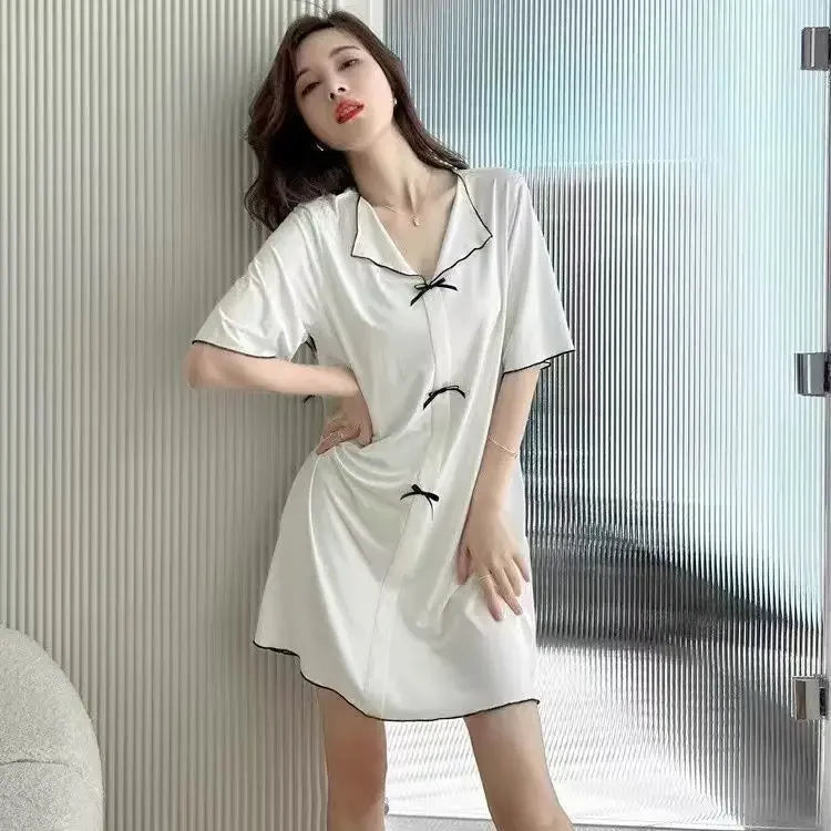 Women Plus Size Summer Nightdress