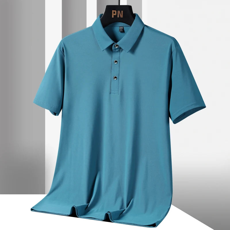 Men Oversize Quick Dry Polo Shirt