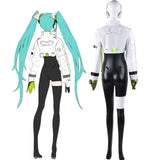 Hatsune Miku Racing Anime Cosplay Outfit