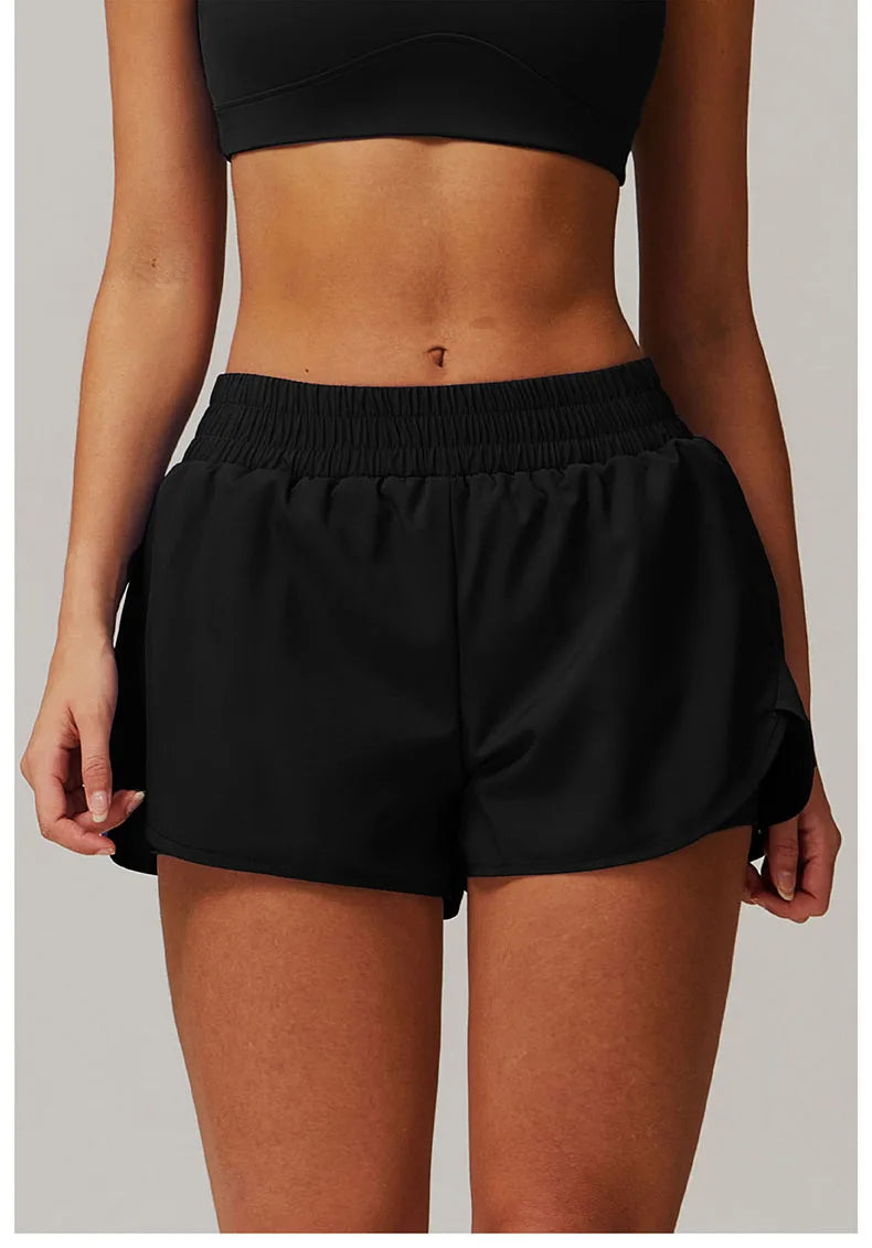 Women's Pocket Quick-Dry Yoga Shorts