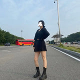 Women Mid Calf Boots Waterproof Rain Shoes