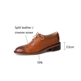 Women Leather Brogues – 2025