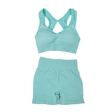 Women Yoga Vest & Shorts Set