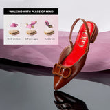 Women Ballet Flats Leather Bowknot Slip-On Shoes