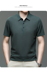 Men Ice Silk Polo Shirt