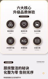 Multi-Purpose Kitchen Spice Organizer Rack