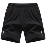Summer Sports Shorts Men Plus Size Elastic Waist Breathable