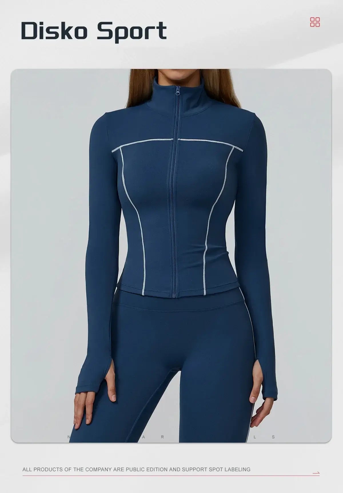 Women Slim Fit Long Sleeve Running Jacket