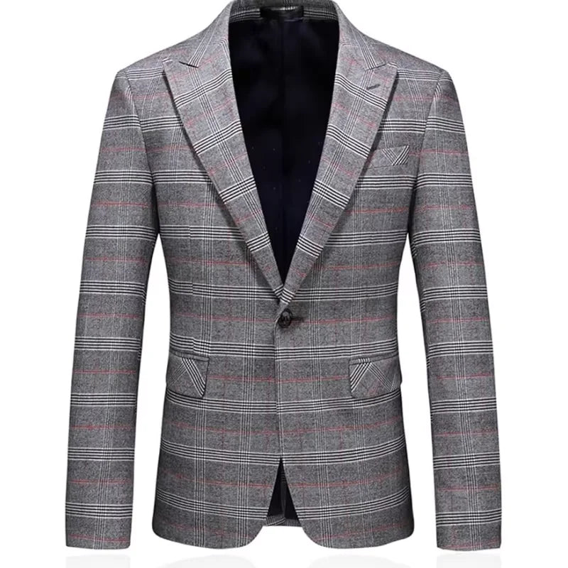 Men's Plus Size Slim Fit Suit – 3-Piece Tuxedo