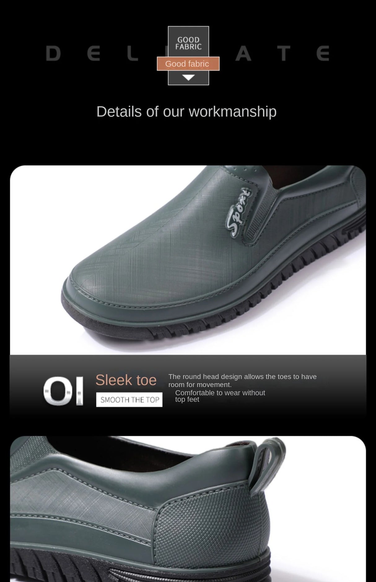 Men Low-Cut Rain Boots