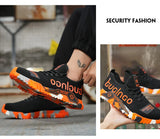 Women Safety Shoes Soft Sole Protective Sneakers