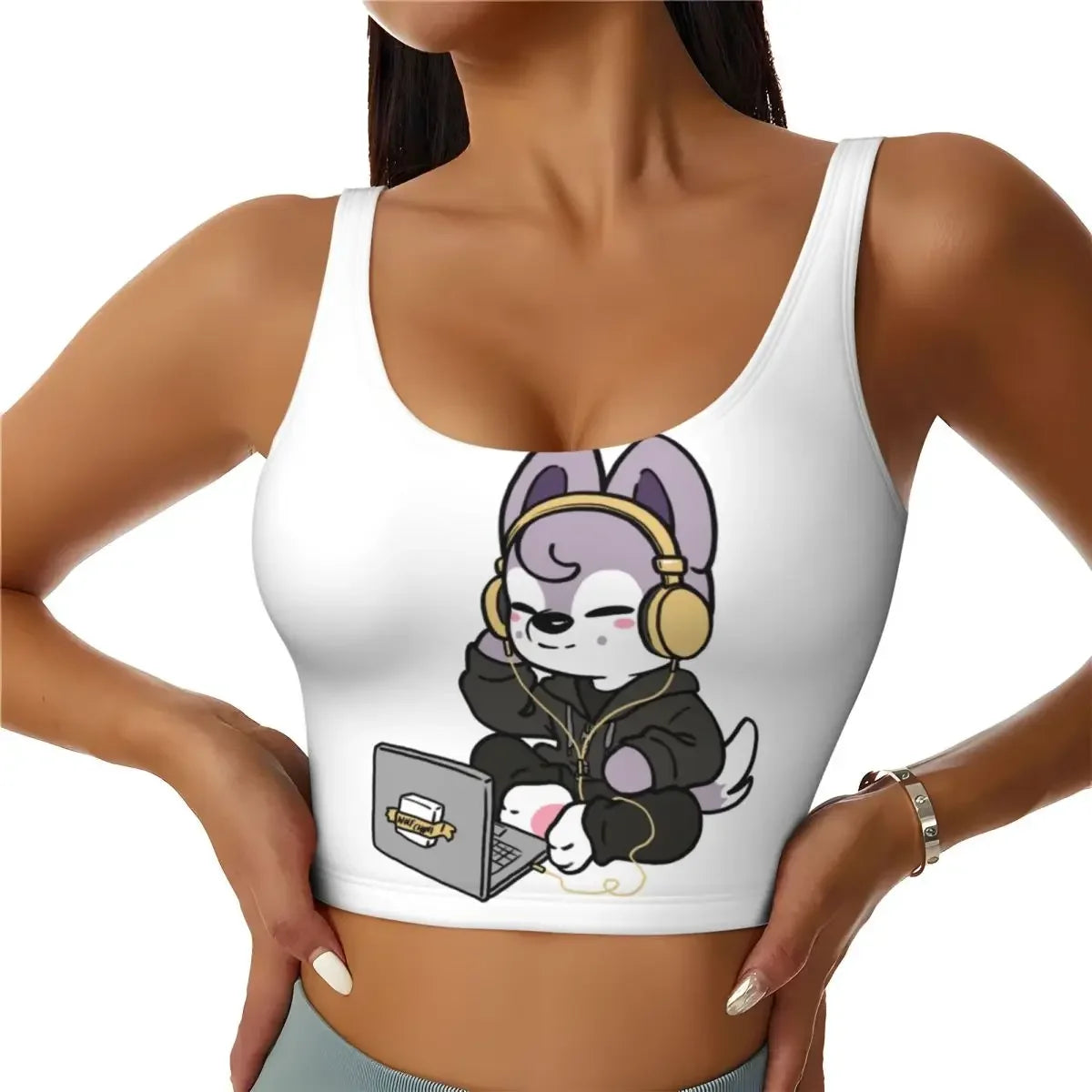 Sparkling Rhinestone Backless Camisole Tank