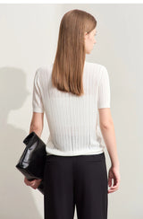 Women's Jacquard Pocket Knit Sweater