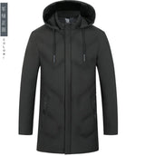 Men Thick Hooded Parka Jacket