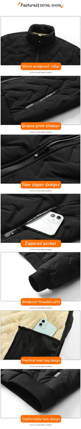 Men's Plus Size Winter Cotton Jacket 2025