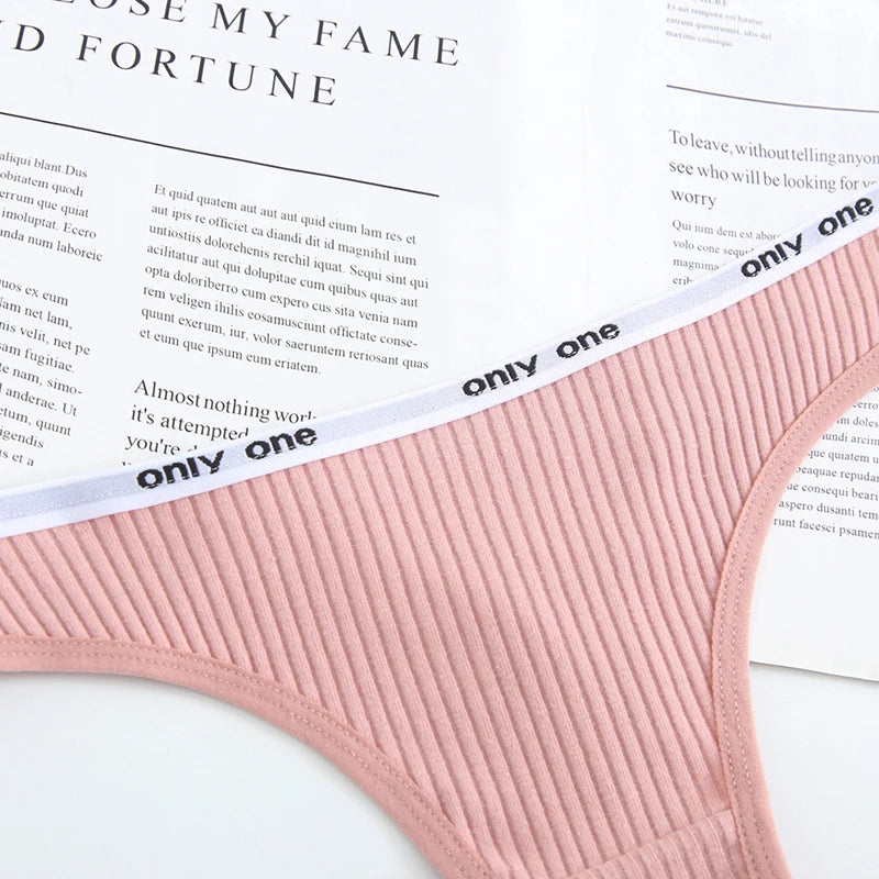 Women Plus Size Cotton Thongs