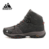 HIKEUP Men High Top Outdoor Hiking Boots