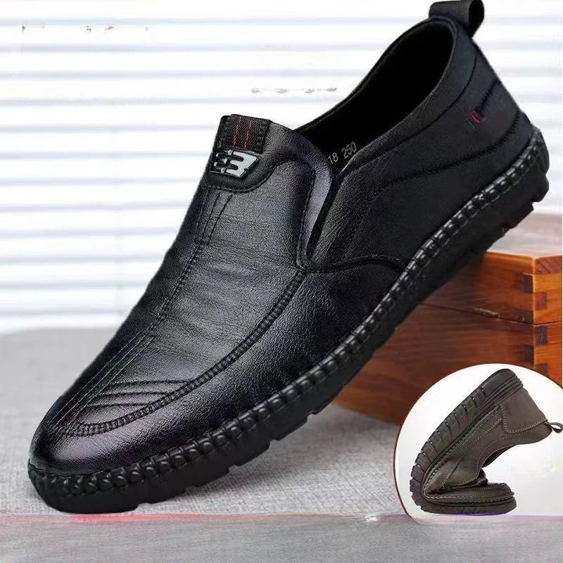 Men PU Leather Office Loafers