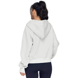 Half Zip Cropped Hoodie