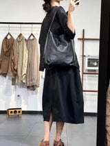 Oversized Loose Pleated Women's Blazer Coat